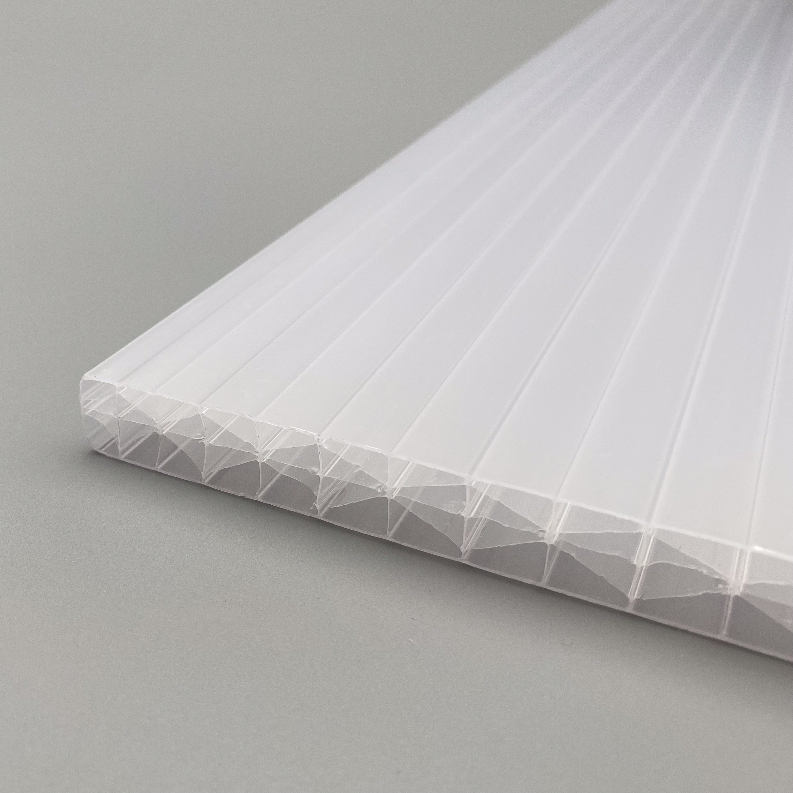 Stegplatten Komplettset Makrolon Opal 5x16mm